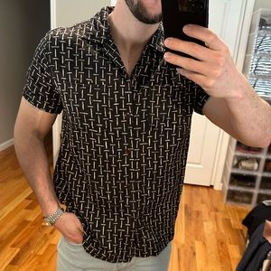 Wallace and Barnes button down t-shirt. Navy color/ Size Medium. NWOT. Jcrew